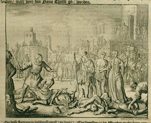 Felicitas Killed With Her 7 Sons, Rome, Ad 104 — Jan Luyken