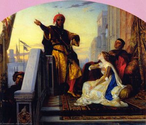 Othello Relating His Battles — Alexandre Cabanel, Academic Romanticism