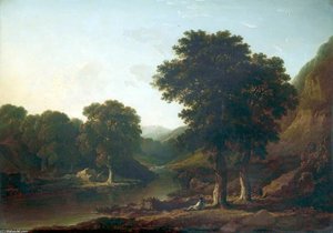 River With A Reclining Figure — James Arthur O Connor