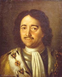 Portrait Of Emperor Peter I — Aleksey Petrovich Antropov, Baroque