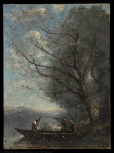 The Ferryman — Jean-baptiste-camille Corot, Impressionism