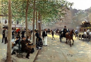 Avenue In Paris — Jean Georges Béraud