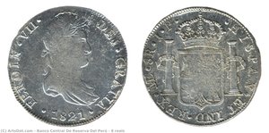 8 Reals — Banco Central De Reserva Del Perú