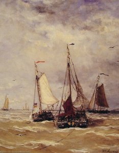 Preparations For Departure — Hendrik Willem Mesdag