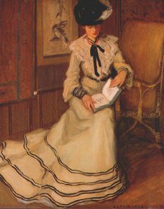 Girl Reading — Frederick Carl Frieseke
