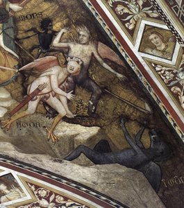 Allegory Of Chastity (detail)2 — Giotto Di Bondone, Proto-renaissance