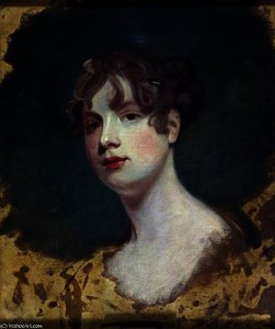 Sketch Of A Female Head — George Romney