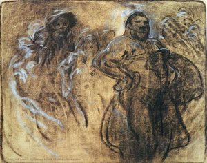 Wrestler — Alphonse Mucha