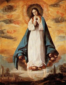 Inmaculada Concepción — Francisco De Zurbarán, Spanish Baroque