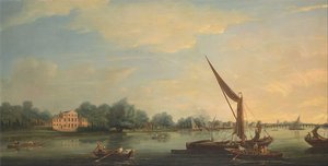 The Thames At Chelsea — Thomas Whitcombe