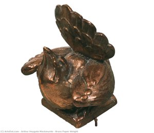 Brass Paper Weight — Arthur Heygate Mackmurdo