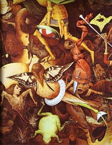 The Fall Of The Rebel Angels. Detail — Pieter Bruegel The Elder, Northern Renaissance