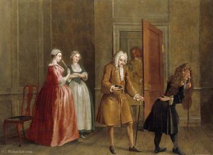 An Episode From 'the Mock Doctor' Or 'dumb Lady Cured' — Francis Hayman