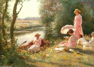 Picnic On The Ouse — William Kay Blacklock