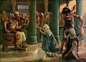 The Wisdom Of Solomon — Jacques Joseph Tissot, Realism