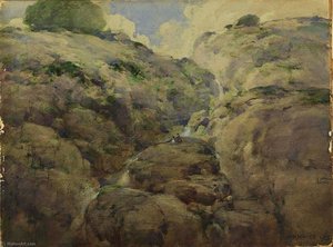 Mountain Gorge, Colorado — William Henry Holmes