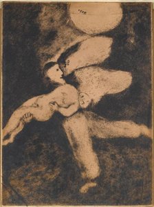 God Creates Man And Gives Him The Breath Of Life (genesis Ii, 7) — Marc Chagall, Naive Art Primitivism