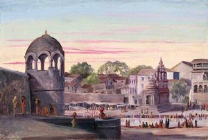 Holy Tanks, Nassick, India — Marianne North