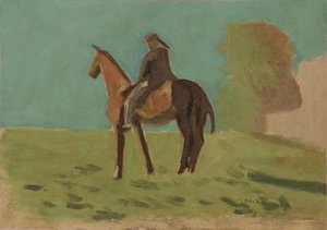 Apache (man On Horseback Ii) — Odilon Redon