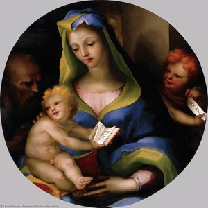 The Holy Family With Young Saint John — Domenico Di Pace Beccafumi, High Renaissance
