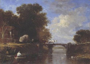 Wooden Bridge — Sir Augustus Wall Callcott