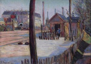 Railway Junction Near Bois Colombes — Paul Signac