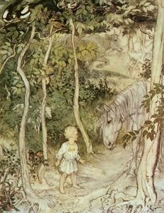 He Might Think, As He Stared On A Staring Horse, 'a Boy Cannot Wag His Tail To Keep The Flies Off' — Arthur Rackham