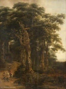 A Hawking Party At The Edge Of A Forest — Pieter Jansz Van Asch
