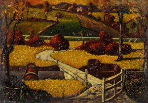 Cogan, Country Scene — Charles Byrd, Post-impressionism