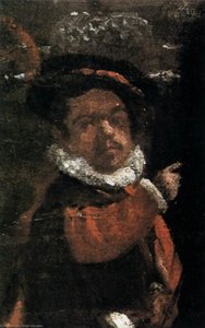Prince Baltasar Carlos With The Count-duke Of Olivares At The Royal Mews (detail) — Diego Velázquez