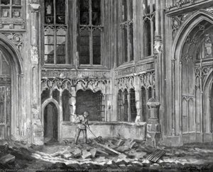 The Lobby Of The House Of Commons, 1941 — Vivian Charles Hardingham
