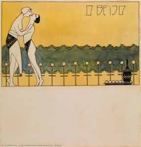 O Beijo — José Sobral De Almada Negreiros, Cubism