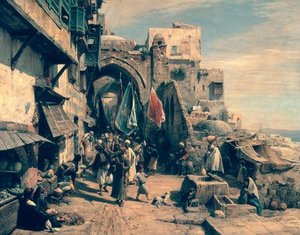 A Street Scene In Jaffa