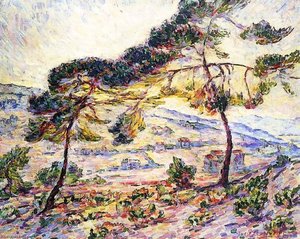 Fauve Landscape View Of Provence — Lucie Cousturier