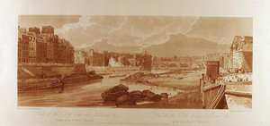 View Of The City With The Louvre ^c Taken From Pont-marie — Thomas Girtin