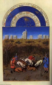 Les très riches heures du Duc de Berry: Décembre (December)
