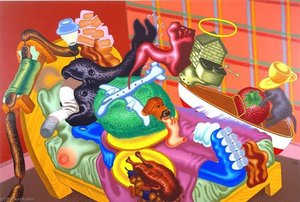 Still Life In The Bedroom — Peter Saul
