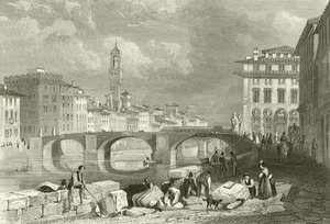 The Bridge Of Santa Trinita — James Duffield Harding