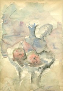 Still Life With Fruit And Pitcher — Georgios Bouzianis