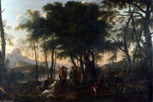 The Philosophers' Wood — Salvator Rosa