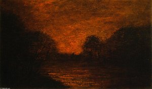 Pond In Moonlight — Albert Pinkham Ryder