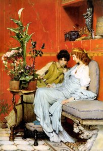 Confidences — Lourens Alma Tadema