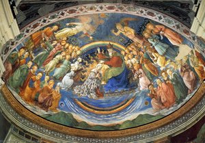 Coronation Of The Virgin — Filippo Di Tommaso Lippi, Renaissance Humanism