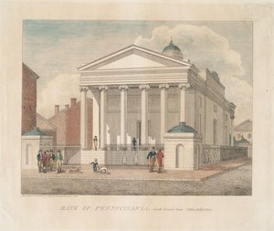 Bank Of Pennsylvania, South Second Street Philadelphia 1 — Thomas Birch