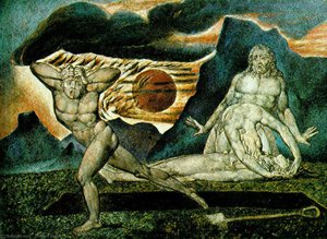The Body Of Abel Found By Adam And Eve — William Blake