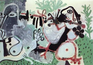 Two Women On The Beach — Pablo Picasso