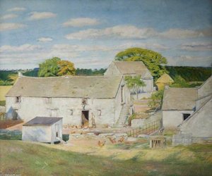 Oakridge Farm, Late Summer - — Sir William Rothenstein