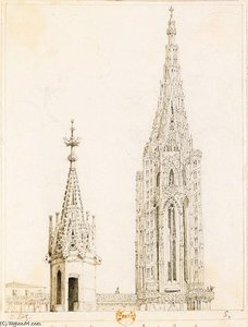 Tower And Spire Of The Cathedral Of Strasbourg