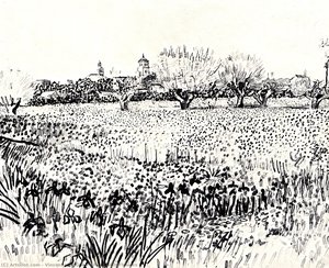 Field With Flowers — Vincent Willem Van Gogh