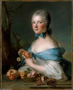 Portrait Of A Woman, Called The Marquise Perrin De Cypierre — Marc Nattier